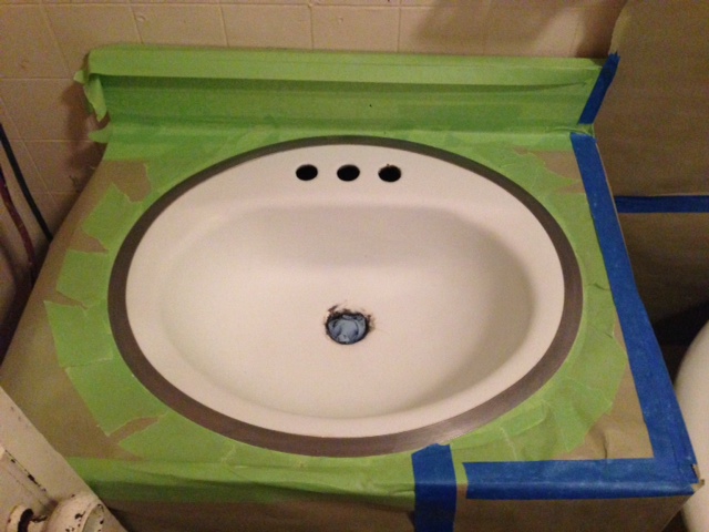 Sink Refinishing (Before)