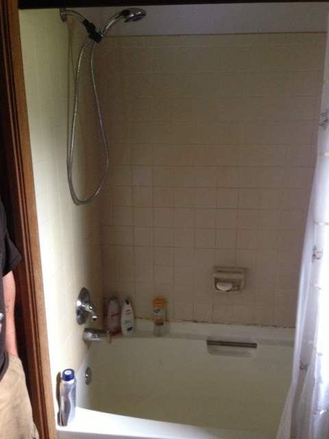 Shower Refinishing (Before)